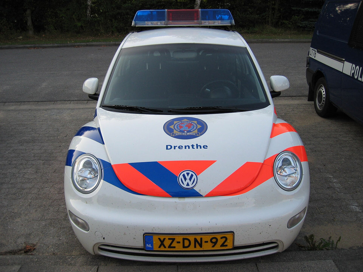Een Nederlandse politieauto