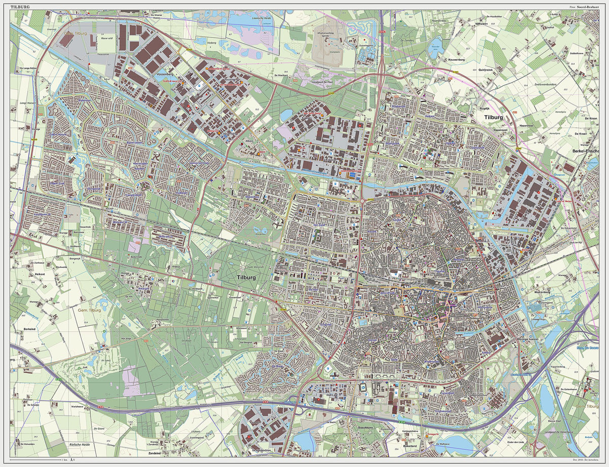 Binnenstad van Tilburg (archiefbeeld)
