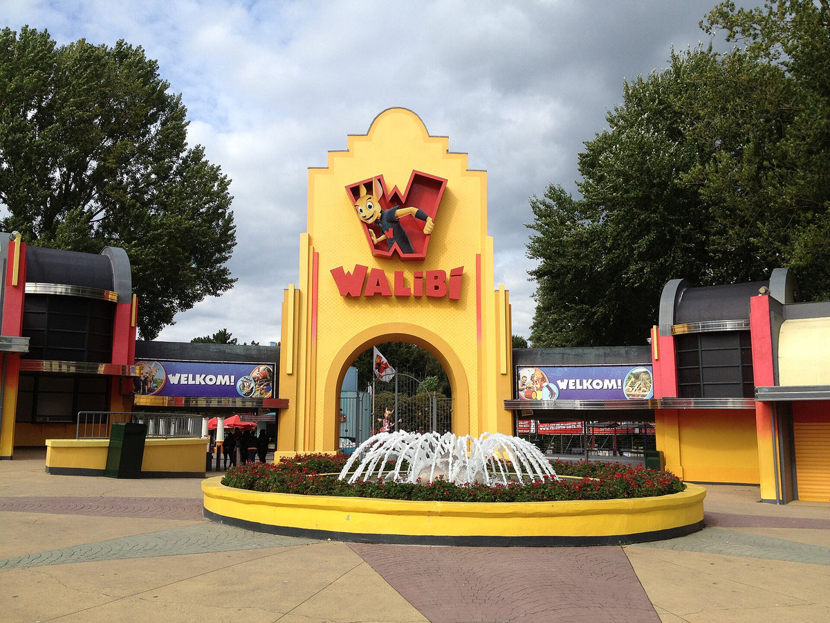 Ingang van Walibi Holland (archiefbeeld)