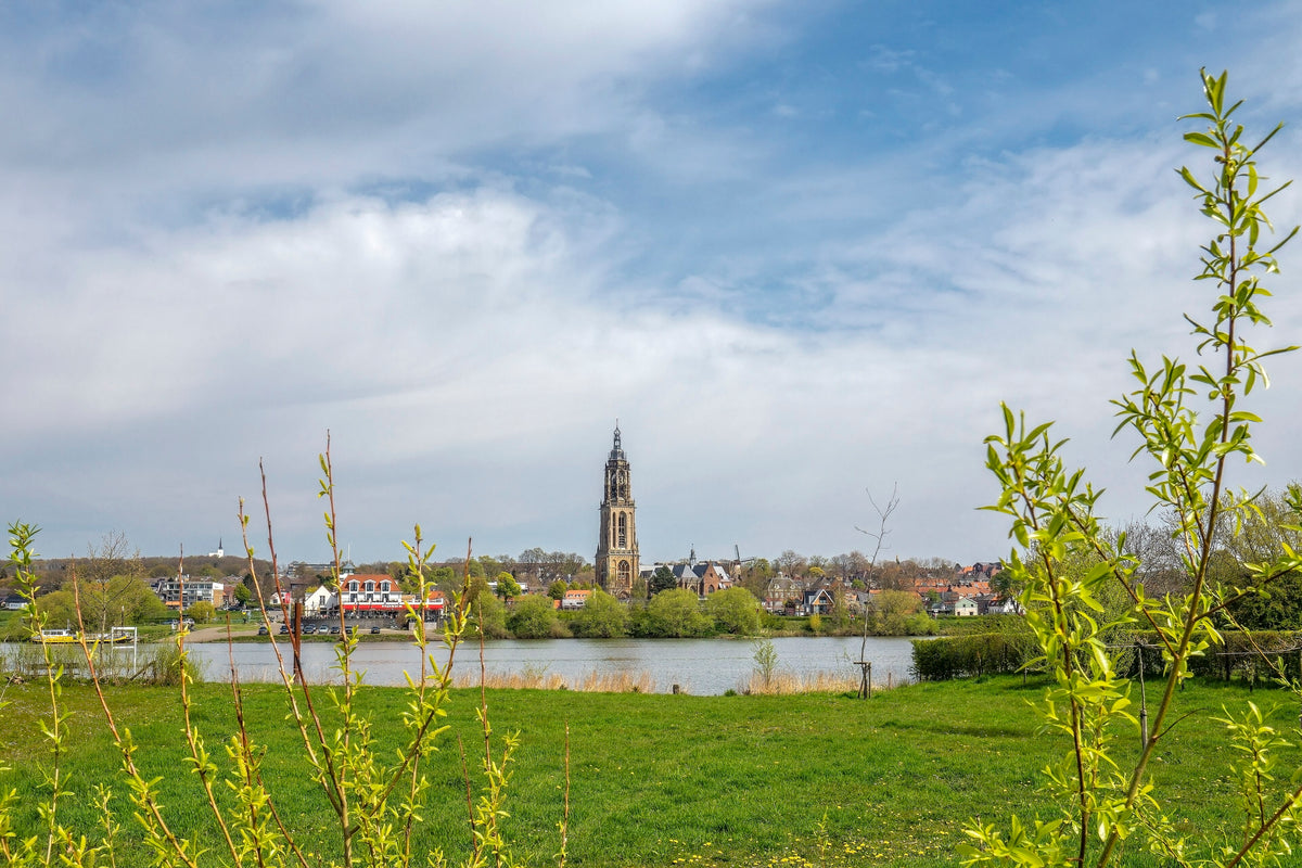 Straatbeeld in Rhenen, provincie Utrecht