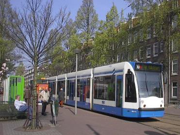 Amsterdamse tram op lijn 10
