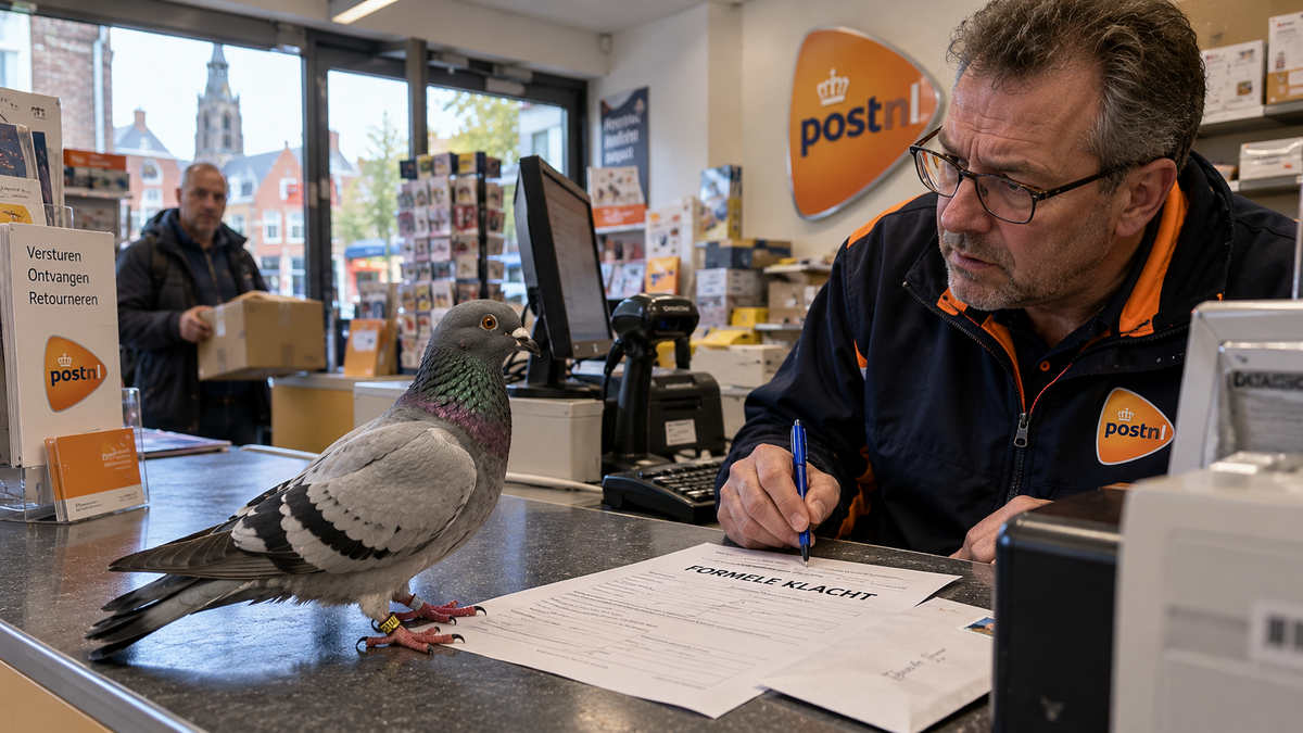 Postduif dient officieel klachtformulier in bij PostNL-loket